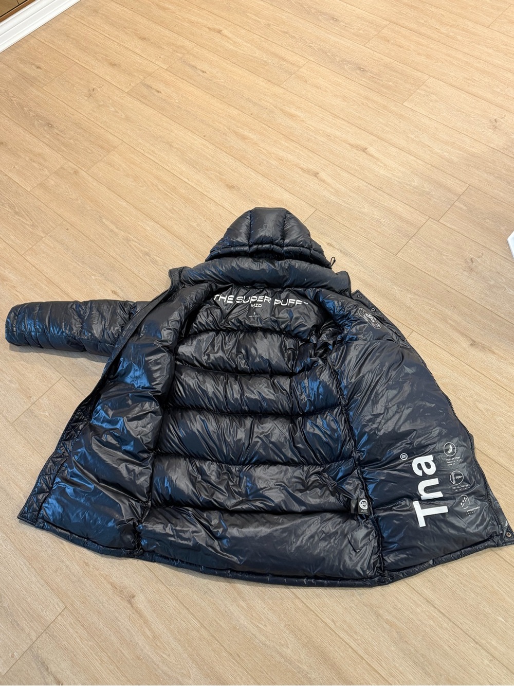 TNA Black Kids' Puffer Jacket - The Super Puff Style